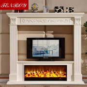 <b>American st<x>yle Simple TV Cabinet Ivery White Fireplace</b>