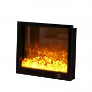 Customized decoration simulation flame embedded fireplace cor